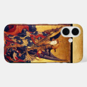 中世の騎士としての聖マイケルの勝利の悪魔 Case-Mate iPhoneケース (裏面 (横))