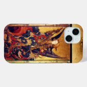 中世の騎士としての聖マイケルの勝利の悪魔 Case-Mate iPhoneケース (裏面 (横))