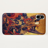 中世の騎士としての聖マイケルの勝利の悪魔 Case-Mate iPhoneケース (裏面(横))