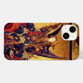 中世の騎士としての聖マイケルの勝利の悪魔 Case-Mate iPhoneケース (裏面 (横))