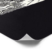 中世の騎士と竜 ポスター (角)