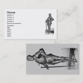 中世の騎士の名刺 名刺 (正面/裏面)