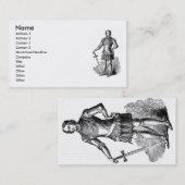 中世の騎士の名刺 名刺 (正面/裏面)