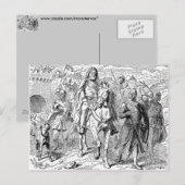 中世の騎士はがき ポストカード (正面/裏面)