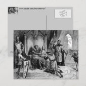 中世の騎士はがき ポストカード (正面/裏面)