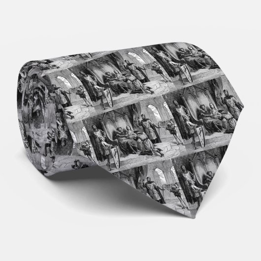 中世の騎士タイ ネクタイ (ロール)