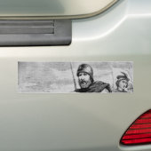 中世の騎士バンパーステッカー バンパーステッカー (車上)