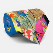 中世の騎士プリント ネクタイ (ロール)