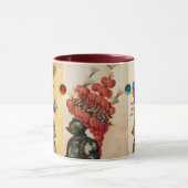 中世の騎士ヘルメット、羽のドラゴン マグカップ (中央)