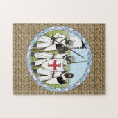 中世の騎士団テンプル ジグソーパズル (横)