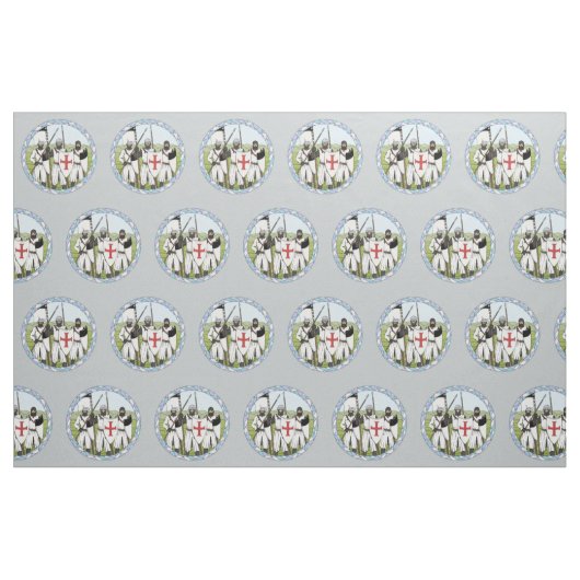 中世の騎士団テンプル ファブリック (ファットクウォーター)