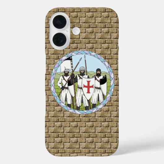 中世の騎士団テンプル Case-Mate iPhoneケース (裏面)
