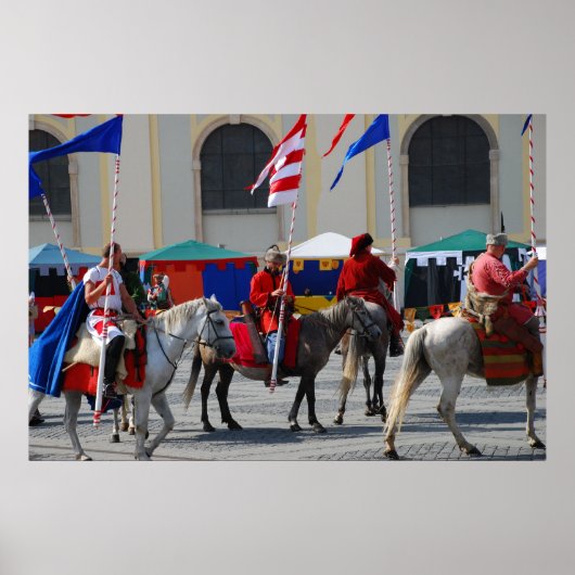 中世の騎士団パレード ポスター (正面)