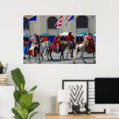 中世の騎士団パレード ポスター (ホームオフィス)