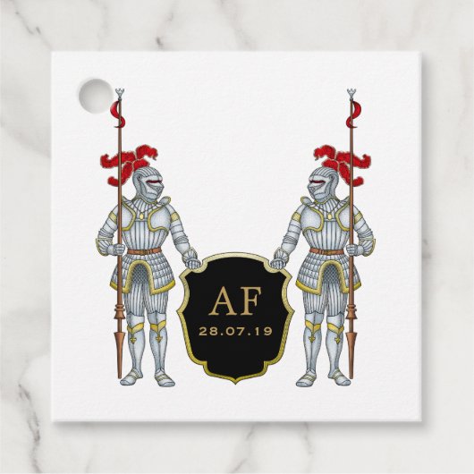 中世の騎士城モノグラム フェイバータグ (正面)