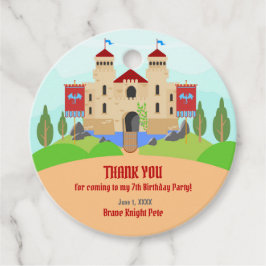 中世の騎士大会男子バースデーパーティー フェイバータグ