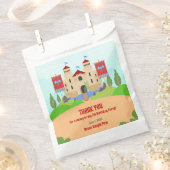 中世の騎士大会男子バースデーパーティー フェイバーバッグ (クリップ留めされた状態)