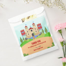 中世の騎士大会男子バースデーパーティー フェイバーバッグ