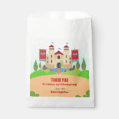 中世の騎士大会男子バースデーパーティー フェイバーバッグ (正面)