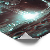 中世の騎士接写ポスター ポスター (角)