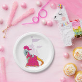 中世の騎士馬の鎧ファンタジー ペーパープレート (パーティー)