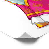 中世の騎士馬の鎧ファンタジー ポスター (角)