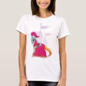 中世の騎士馬の鎧ファンタジー Tシャツ (正面)