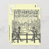 中世の騎士騎士騎士団はがき ポストカード (正面/裏面)