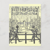 中世の騎士騎士騎士団はがき ポストカード (正面)