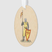 中世の騎士13世紀初頭 オーナメント (正面)