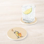 中世の騎士13世紀初頭 コースター (側面)