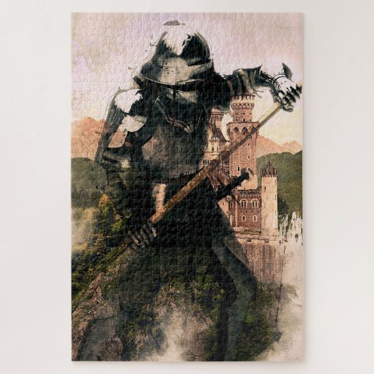 中世の騎士 ジグソーパズル (縦)