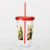 中世の騎士/ドラゴン/城ファンティ アクリルタンブラー (右)