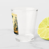 中世の騎士/ドラゴン/城ファンティ ショットグラス (右)