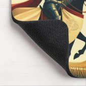 中世の騎士/ドラゴン/城ファンティ マウスパッド (コーナー)