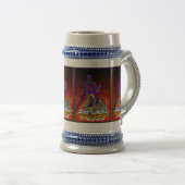 中世の騎士 ビールジョッキ (正面右)