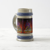 中世の騎士 ビールジョッキ (正面左)