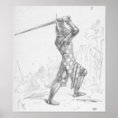 中世の騎士 ポスター (正面)