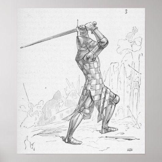 中世の騎士 ポスター (正面)