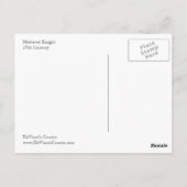 中世の騎士 ポストカード (裏面)