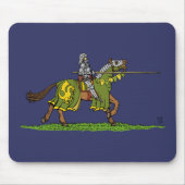 中世の騎士 マウスパッド (正面)