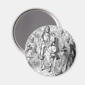 中世の騎士 マグネット (正面/裏面)