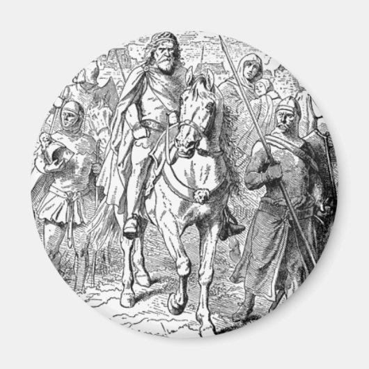 中世の騎士 マグネット (正面)