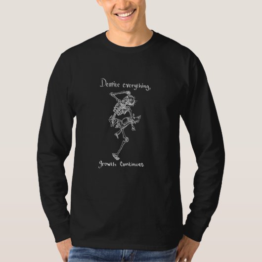中世の骨格にもかかわらず Tシャツ (正面)