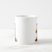 中世の魔女：ハロウィーンの魔女カスタマイズ杯 コーヒーマグカップ (中央)