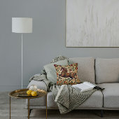 中世の魔法のシチュー開花 クッション