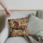 中世の魔法のシチュー開花 クッション