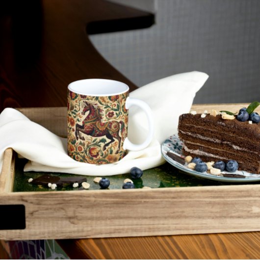 中世の魔法のシチュー開花 コーヒーマグカップ