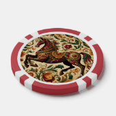 中世の魔法のシチュー開花 ポーカーチップ (シングル)