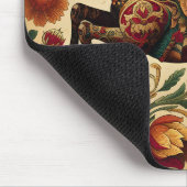 中世の魔法のシチュー開花 マウスパッド (コーナー)